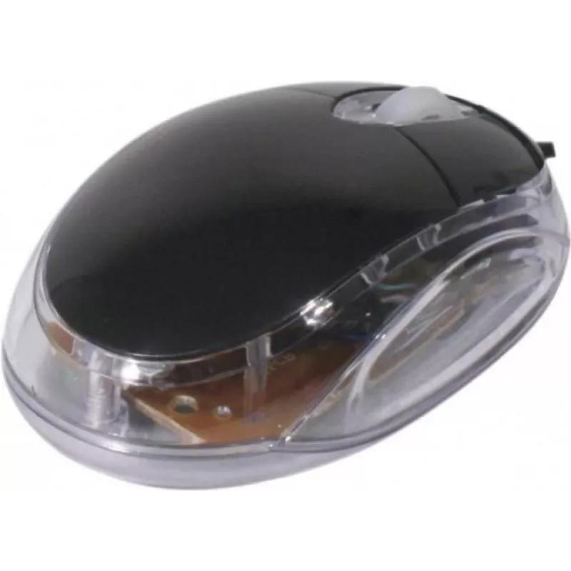 Exertis Connect 320300 Dwuręczna Mysz Optyczna USB, 800 DPI, Czarna