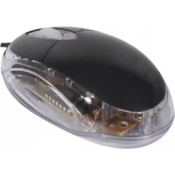 Exertis Connect 320300 Dwuręczna Mysz Optyczna USB, 800 DPI, Czarna
