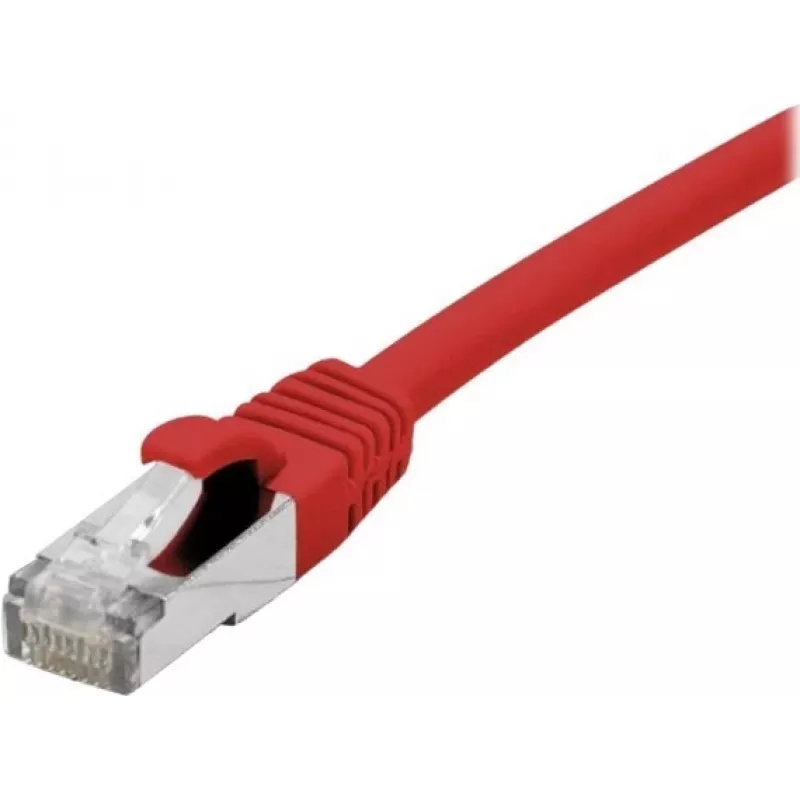 Exertis Connect 858468 kabel krosowy Cat6a S/FTP, 1m, czerwony