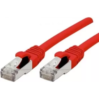 Exertis Connect 858468 kabel krosowy Cat6a S/FTP, 1m, czerwony