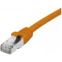 EXERTIS CONNECT CAT 6 F/UTP PoE kabel krosowy bezhalogenowy, pomarańczowy, 2,0 m, Snagless 854423