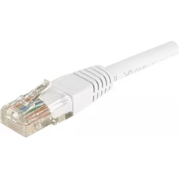 Kabel krosowy EXERTIS CONNECT Cat.6 U/UTP, 7m, biały, RJ45, ochrona zatrzasku, 1 Gbps, PVC 246788