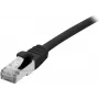 EXERTIS CONNECT kabel krosowy Cat 6A S/FTP, 2m, czarny, Slim Bend Protection 858486