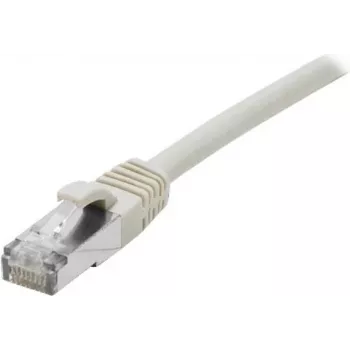 Przewód krosowy EXERTIS CONNECT Cat 6A S/FTP, 3 m, szary, LSZH, smukłe odciążenie, 10 Gbps 858407