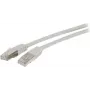 Kabel krosowy EXERTIS CONNECT Cat.6A S/FTP, 30m, szary, LSZH, 10G, smukła osłonka zatrzasku 857791