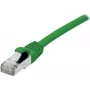 EXERTIS CONNECT Cat.6A S/FTP PiMF kabel krosowy, 2m, zielony, LSZH, 10Gbps, RJ45 858619