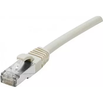 EXERTIS CONNECT kabel krosowy miedziany Cat. 6A U/UTP, szary, 10 m, gotowy na PoE++ z ochroną zatrzasku 859455