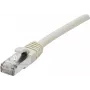 EXERTIS CONNECT kabel krosowy miedziany Cat. 6A U/UTP, szary, 10 m, gotowy na PoE++ z ochroną zatrzasku 859455