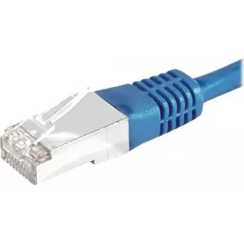 Kabel krosowy EXERTIS CONNECT Cat6 S/FTP PiMF, niebieski, 0,7 m, smukła osłonka Snagless Boot 856841