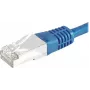 Kabel krosowy EXERTIS CONNECT Cat6 S/FTP PiMF, niebieski, 0,7 m, smukła osłonka Snagless Boot 856841