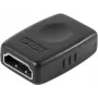 Adapter HDMI EXERTIS CONNECT żeński-żeński, pasywny łącznik, 4K 60Hz, pozłacany, czarny (EXC128289)
