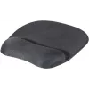EXERTIS CONNECT Podkładka pod mysz z żelową podpórką pod nadgarstek, czarna, 250 x 200 mm, antypoślizgowa podstawa, obszyte krawędzie 190469