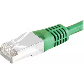 EXERTIS CONNECT kabel krosowy S/FTP Cat.6, PiMF, zielony, 20 m, smukła osłonka Snagless Boot 856926