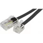 Kabel adaptera telefonicznego EXERTIS CONNECT, RJ11 męski na RJ45 męski, czarny, 15 m EXC911734