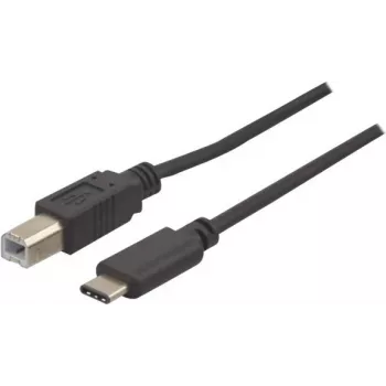 Kabel EXERTIS CONNECT USB 2.0, USB Type-C do USB Type-B, czarny, 1,0 m 150304