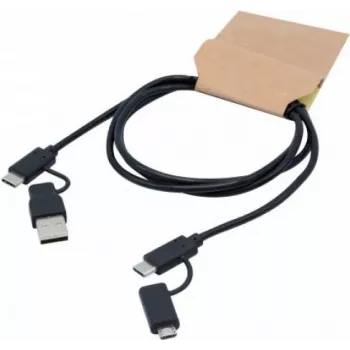 exertis Connect Kabel USB-C do Micro-USB B, USB 2.0, 1 m, Czarny 532527