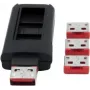 EXSYS EX-1114-RL Blokada portu USB na klucz, fizyczna blokada dla USB Type-A (10 blokad, 1 klucz, czarny)