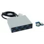 EXSYS EX-1167 7-portowy wewnętrzny hub USB 3.0, wnęka 3,5 cala, chipset VIA VL810