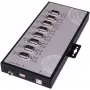 EXSYS EX-1348HMV 8-portowy koncentrator adaptera szeregowego USB 2.0 na RS-232/422/485 z metalową obudową i chipsetem FTDI