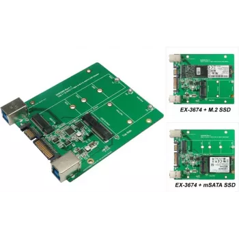 EXSYS EX-3674 4-portowy adapter USB 3.0 na RS-232 w metalowej obudowie z ochroną ESD 15KV