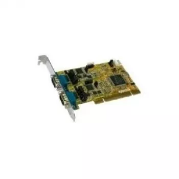 EXSYS EX-42042-IS 2-portowa uniwersalna karta PCI Serial RS-232/422/485 Combo z UART 16C950, 128-bajtowym FIFO, izolacją optyczną i ochroną przeciwprzepięciową