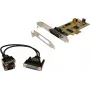 EXSYS EX-45362 2-portowa karta adaptera szeregowego RS-232 PCIe x1, Low Profile, ASIX AX99100