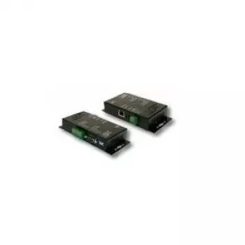 EXSYS EX-6051POEIS Przemysłowy Ekstender / Wzmacniacz PoE, 10/100 Mbit/s, IEEE 802.3at, montaż na szynie DIN, obudowa metalowa, -40 do 75°C
