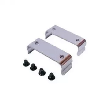EXSYS EX-6099 Zestaw montażowy na szynę DIN do urządzeń przemysłowych - 35mm TS-35, stal ocynkowana, uchwyt przykręcany, montaż zatrzaskowy na szynie, srebrny