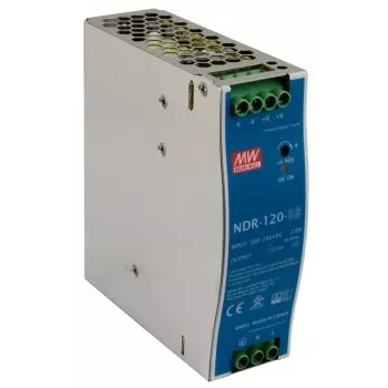 EXSYS EX-6975 Zasilacz na szynę DIN 120W 24V 5A Przemysłowy konwerter AC-DC