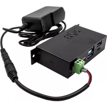Kabel zasilający EXSYS EX-K1110 czarny 0,18 m 2-pinowy blok zaciskowy
