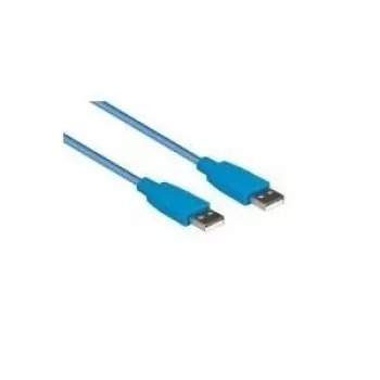 Kabel EXSYS EX-K1610-2 USB 3.2 Gen 1, 2 m, USB-A męski do USB-A męski, niebieski