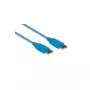 Kabel EXSYS EX-K1610-2 USB 3.2 Gen 1, 2 m, USB-A męski do USB-A męski, niebieski