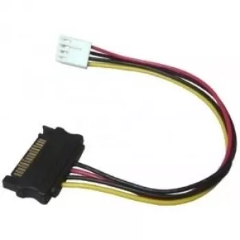 EXSYS EX-K41910 Kabel adaptera zasilania Floppy na SATA 0,4m Czarny
