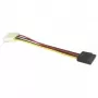EXSYS EX-K41915 Kabel adaptera zasilania Floppy na SATA 0,4m męski-męski