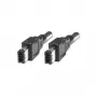 Kabel EXSYS FireWire 1394 6-Pin do 6-Pin, 3,0 m, Czarny, 400 Mbps EX-K6802