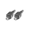 Kabel EXSYS FireWire 400 4-pin do 4-pin, 1,5 m, czarny (EX-K6821)
