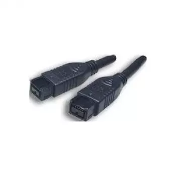 Kabel EXSYS FireWire 800 9-pin do 9-pin, 1,0 m, czarny, 800 Mbps, podwójnie ekranowany EX-K6850