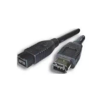 Kabel EXSYS FireWire 800 do 400, 9-pin do 6-pin, 5 m, czarny EX-K6863