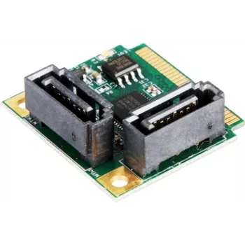 EXSYS Mini PCIe SATA III Controller, 2-portowy, 6Gbps, ASM1061, Full-Height EX-48080-2