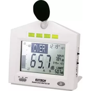 EXTECH SL130G Monitor poziomu dźwięku z rejestratorem danych, 30-130 dB, USB, ważenie A/C
