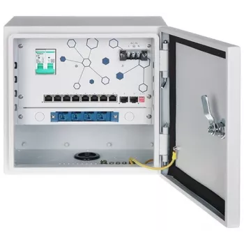 External Camera Distribution Point Expert-PoE/OTD-82GSFP - Zarządzalny przemysłowy switch PoE+ z 8 portami Gigabit PoE i 2 slotami SFP, IP67