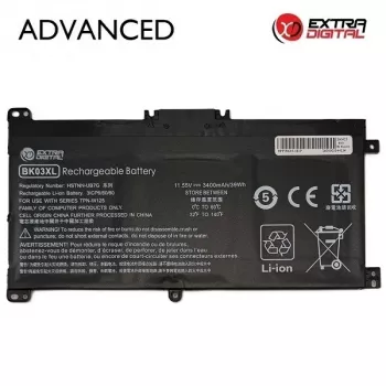 Extra Digital Advanced Bateria do laptopa HP BK03XL - 3400mAh, 11.55V, 39.3Wh, 3-ogniwowa, czarna