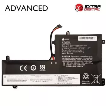 Extra Digital Advanced Bateria do laptopa Lenovo L17M3PG2 – 4750mAh, 54Wh, 11.34V, 3-ogniwowy Li-ion (NB482832)