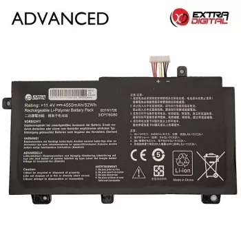 Extra Digital Advanced NB432592 Zamiennik baterii do laptopa ASUS B31N1726 – 4550mAh, 11.52V Li-ion