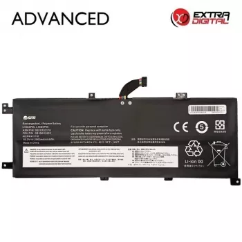 Extra Digital Advanced NB482887 Bateria do laptopa Lenovo L18M4P90, 2900mAh, Li-ion, 15.36V, 44.5Wh, 4-Cell, Czarny