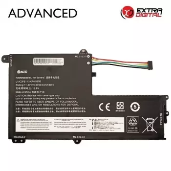 Extra Digital Advanced NB483075 Zastępcza bateria do laptopa Lenovo L15C3PB1 – 4750mAh, 11.4V, 3 ogniwa