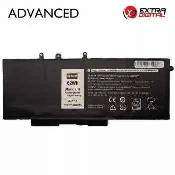 Extra Digital Advanced Zastępcza bateria do laptopa Dell GJKNX – 8200mAh, 11.4V, 9-ogniwowa (NB442249)