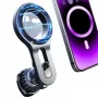EXTRA DIGITAL Magnetyczny uchwyt samochodowy na telefon do kratek nawiewu – uniwersalny uchwyt na smartfona z obrotem 360°, magnesy neodymowe N52 – czarny (HB390489)