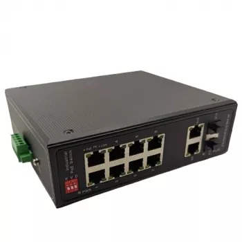 EXTRA DIGITAL PoE Switch 10 Port 1000M z 2 portami SFP 1000M