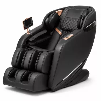 EXTRALINK fotel masujący 3D Zero Gravity czarno-srebrny